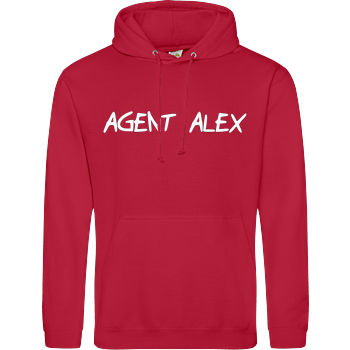 Agent Alex - Handwriting JH Hoodie - red