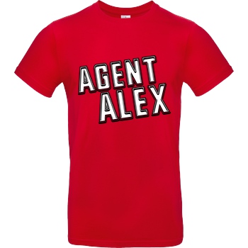 Agent Alex Agent Alex - Logo T-Shirt B&C EXACT 190 - Red