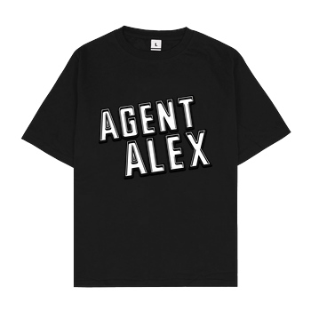 Agent Alex Agent Alex - Logo T-Shirt Oversize T-Shirt - Black