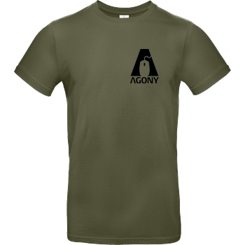AgOnY Agony - Logo T-Shirt B&C EXACT 190 - Khaki