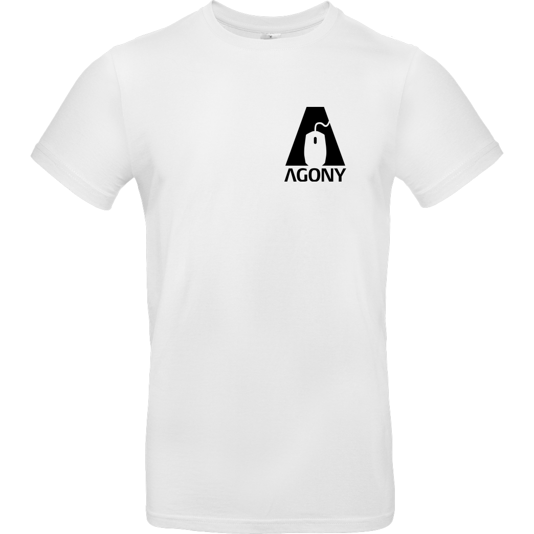 AgOnY Agony - Logo T-Shirt B&C EXACT 190 -  White