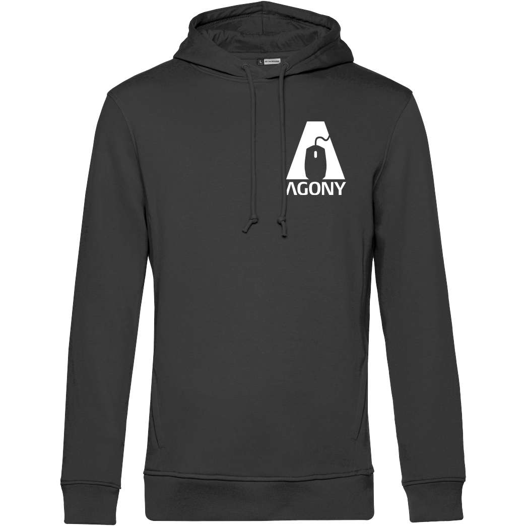 AgOnY Agony - Logo Sweatshirt B&C HOODED INSPIRE - black