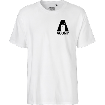 Agony - Logo Fairtrade T-Shirt - white
