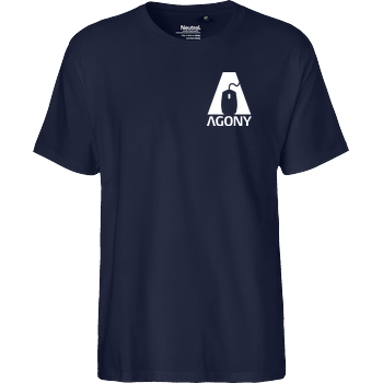 Agony - Logo Fairtrade T-Shirt - navy