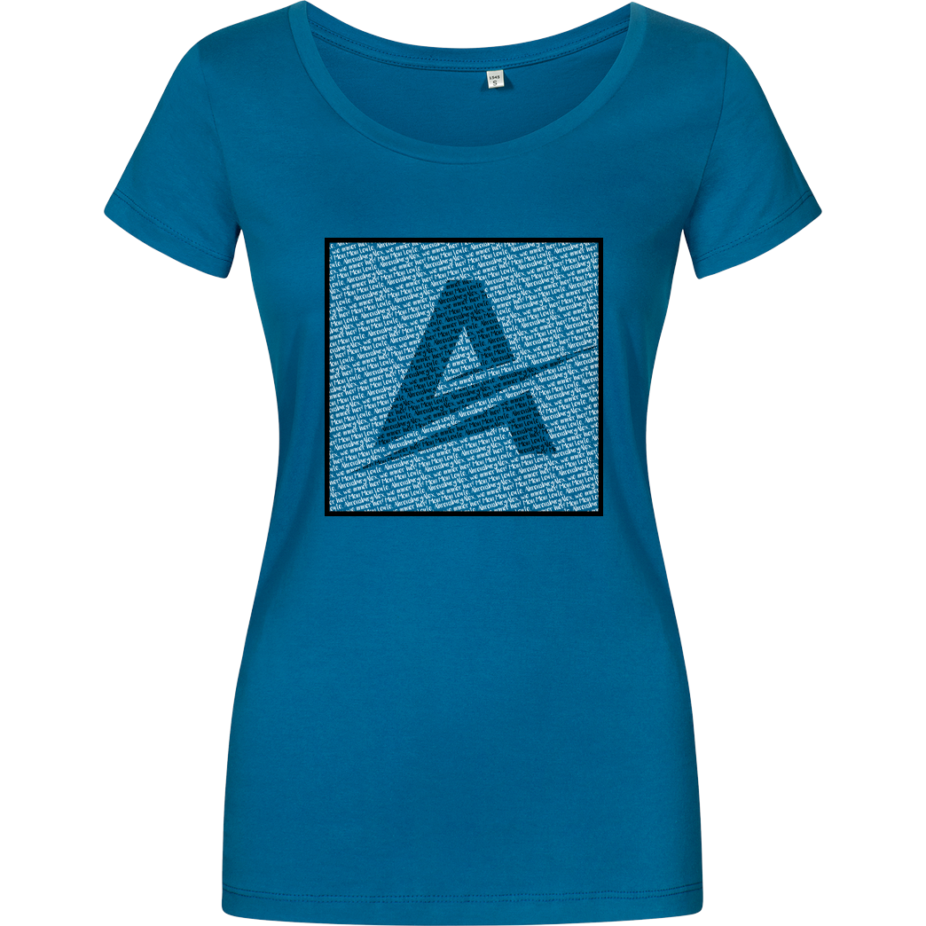 AhrensburgAlex AhrensburgAlex - Moin Moin T-Shirt Girlshirt petrol