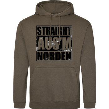 AhrensburgAlex - Straight ausm Norden JH Hoodie - Khaki