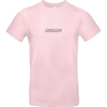 AimBrot Aimbrot - Chillig T-Shirt B&C EXACT 190 - Light Pink