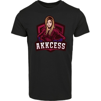 Akkcess' Akkcessoires Akkcess - Akkcess Logo chest print T-Shirt House Brand T-Shirt - Black