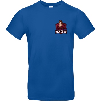 Akkcess' Akkcessoires Akkcess - Akkcess Logo pocket print T-Shirt B&C EXACT 190 - Royal Blue
