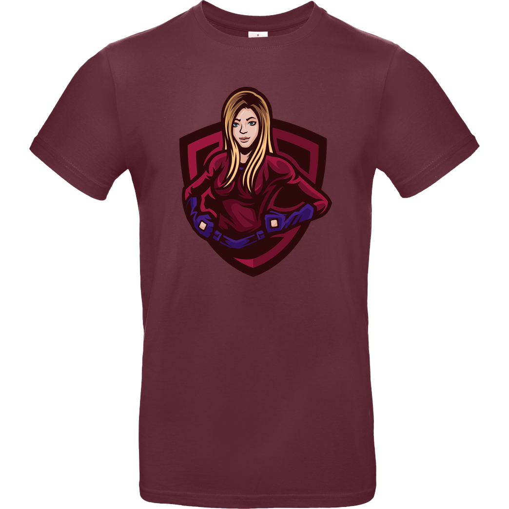 Akkcess' Akkcessoires Akkcess - Avatar Logo chest print T-Shirt B&C EXACT 190 - Burgundy