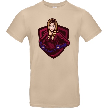 Akkcess' Akkcessoires Akkcess - Avatar Logo chest print T-Shirt B&C EXACT 190 - Sand
