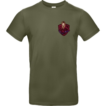Akkcess' Akkcessoires Akkcess - Avatar Logo pocket print T-Shirt B&C EXACT 190 - Khaki