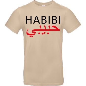 ALI ALI - Habibi T-Shirt B&C EXACT 190 - Sand
