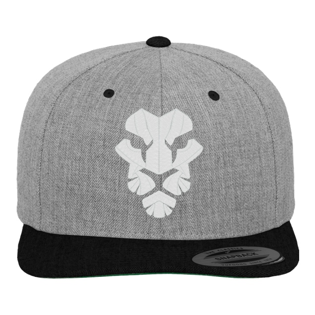Amar - Lion Cap 3D - Cap - Cap heather grey/black