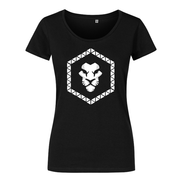 Amar - Lion - T-Shirt - Girlshirt schwarz