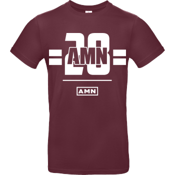 AMN-Shirts - 28 B&C EXACT 190 - Burgundy