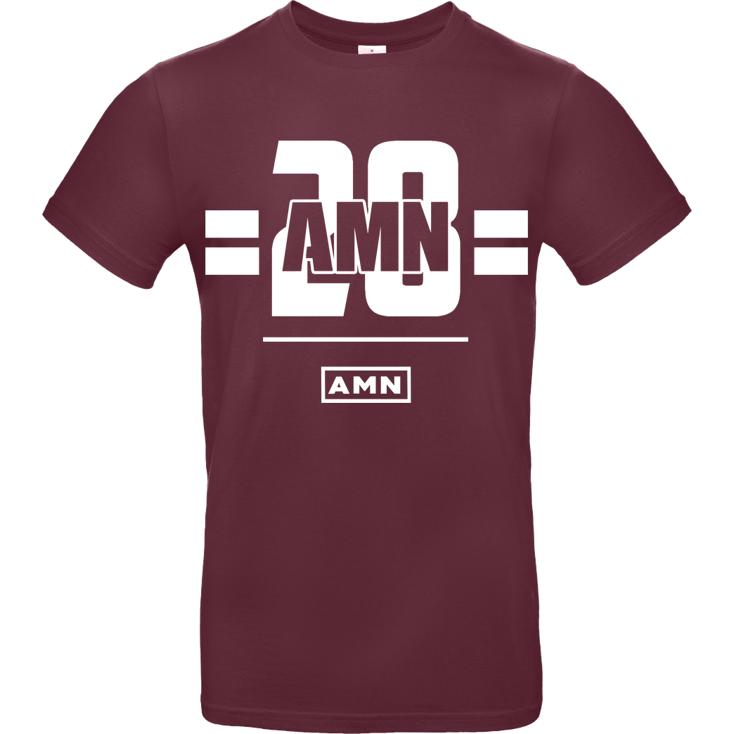 AMN-Shirts.com AMN-Shirts - 28 T-Shirt B&C EXACT 190 - Burgundy