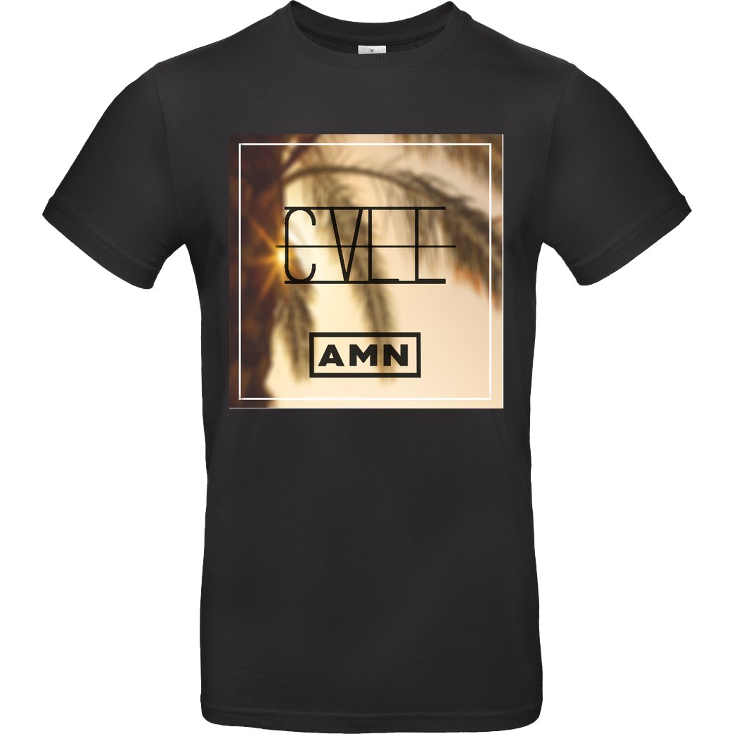 AMN-Shirts.com AMN-Shirts - Call T-Shirt B&C EXACT 190 - Black