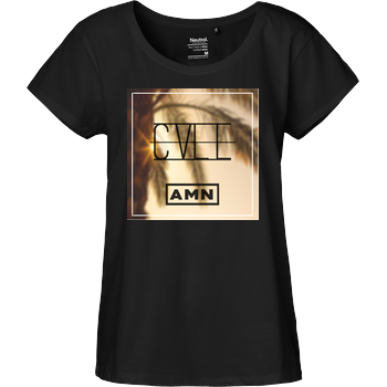 AMN-Shirts - Call Fairtrade Loose Fit Girlie - black