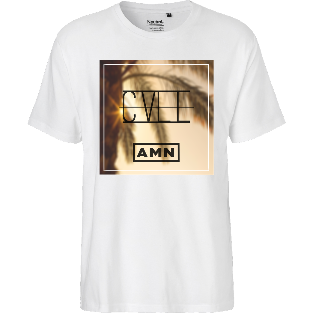 AMN-Shirts.com AMN-Shirts - Call T-Shirt Fairtrade T-Shirt - white
