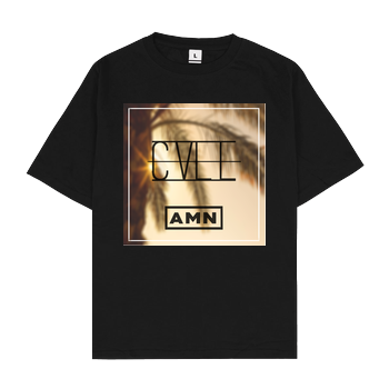AMN-Shirts - Call Oversize T-Shirt - Black