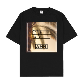 AMN-Shirts.com AMN-Shirts - Call T-Shirt Oversize T-Shirt - Black