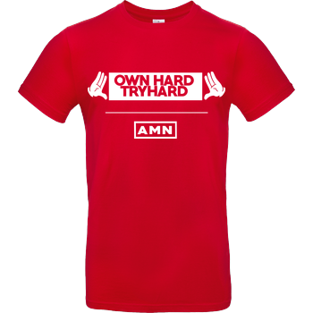AMN-Shirts - Own Hard B&C EXACT 190 - Red
