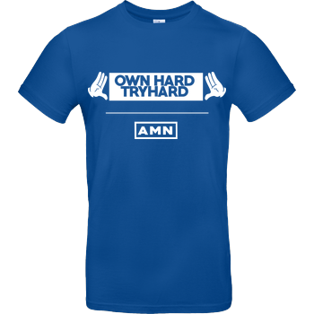 AMN-Shirts - Own Hard B&C EXACT 190 - Royal Blue