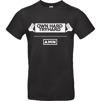 AMN-Shirts - Own Hard B&C EXACT 190 - Black