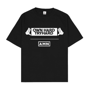 AMN-Shirts - Own Hard Oversize T-Shirt - Black