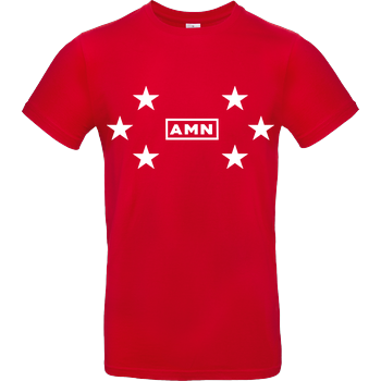 AMN-Shirts - Stars B&C EXACT 190 - Red