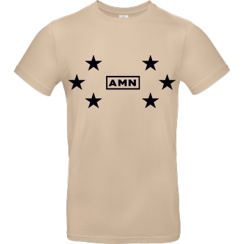 AMN-Shirts.com AMN-Shirts - Stars T-Shirt B&C EXACT 190 - Sand