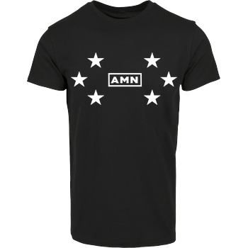 AMN-Shirts - Stars House Brand T-Shirt - Black