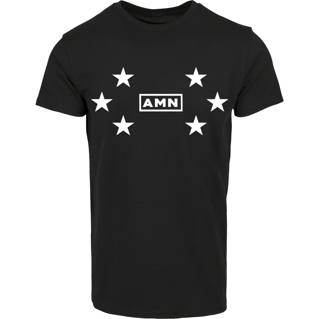 AMN-Shirts.com AMN-Shirts - Stars T-Shirt House Brand T-Shirt - Black