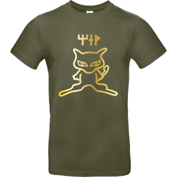 IamHaRa Ancient Mew T-Shirt B&C EXACT 190 - Khaki