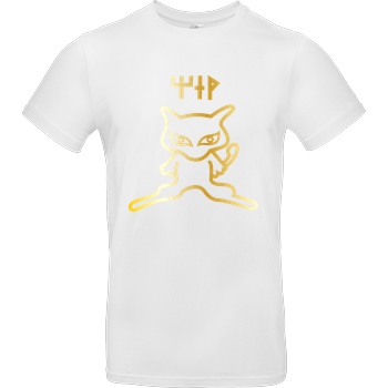 IamHaRa Ancient Mew T-Shirt B&C EXACT 190 -  White