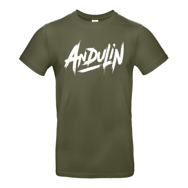AndulinTv - AndulinTv - Andu Logo - T-Shirt - B&C EXACT 190 - Khaki