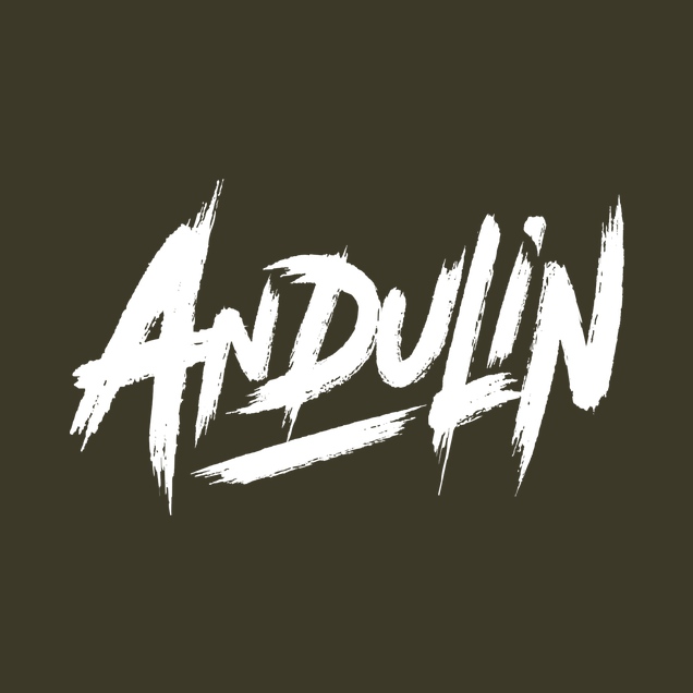 AndulinTv - AndulinTv - Andu Logo - T-Shirt - B&C EXACT 190 - Khaki