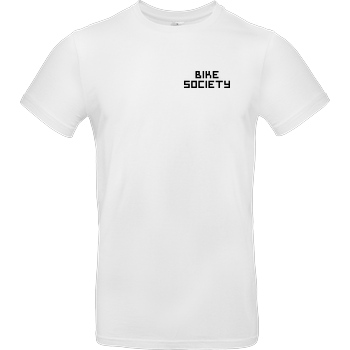 Anica Anica - Bike Society T-Shirt B&C EXACT 190 -  White