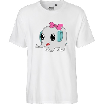 ARRi Arri - Elefant T-Shirt Fairtrade T-Shirt - white