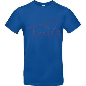 ARRi Arri - Elefantastico T-Shirt B&C EXACT 190 - Royal Blue