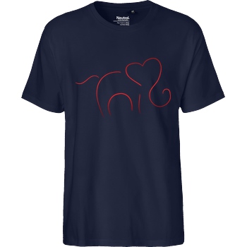 ARRi Arri - Elefantastico T-Shirt Fairtrade T-Shirt - navy