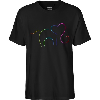 ARRi Arri - Elefantastico T-Shirt Fairtrade T-Shirt - black