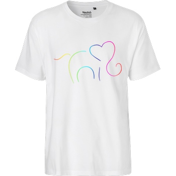 ARRi Arri - Elefantastico T-Shirt Fairtrade T-Shirt - white