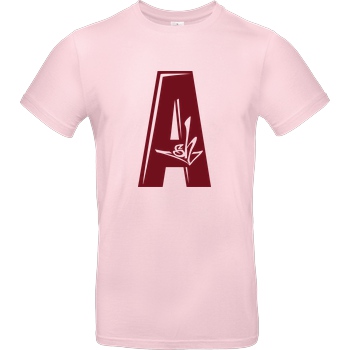 Ash5ive Ash - A Logo T-Shirt B&C EXACT 190 - Light Pink