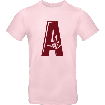Ash - A Logo B&C EXACT 190 - Light Pink