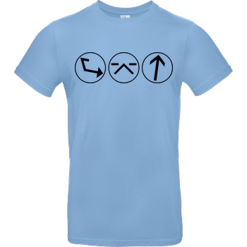 Ash5ive Ash5 - Dings T-Shirt B&C EXACT 190 - Sky Blue