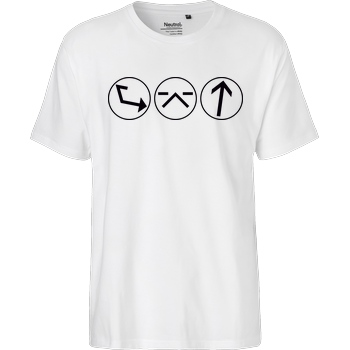 Ash5ive Ash5 - Dings T-Shirt Fairtrade T-Shirt - white