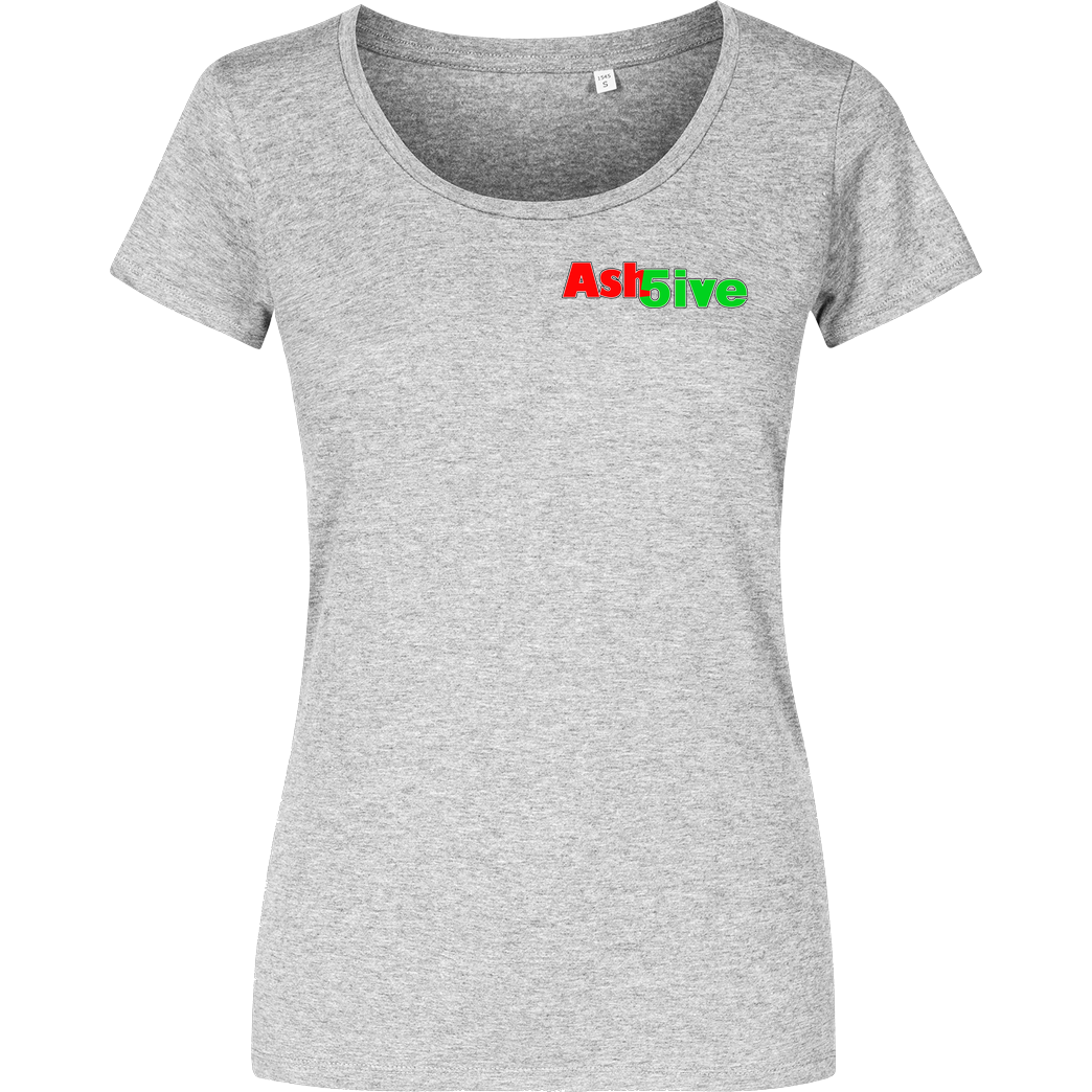 Ash5ive Ash5ive - Logo T-Shirt Girlshirt heather grey