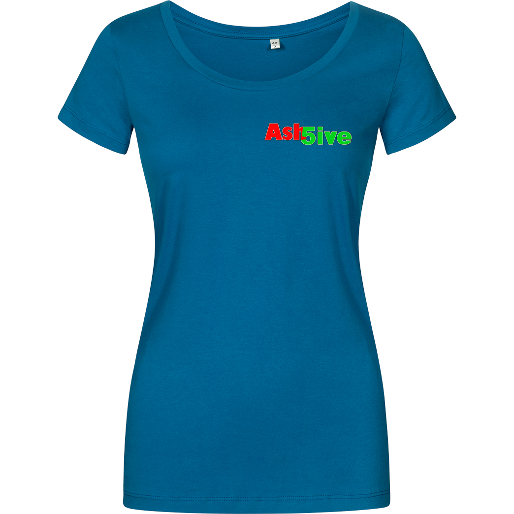 Ash5ive Ash5ive - Logo T-Shirt Girlshirt petrol